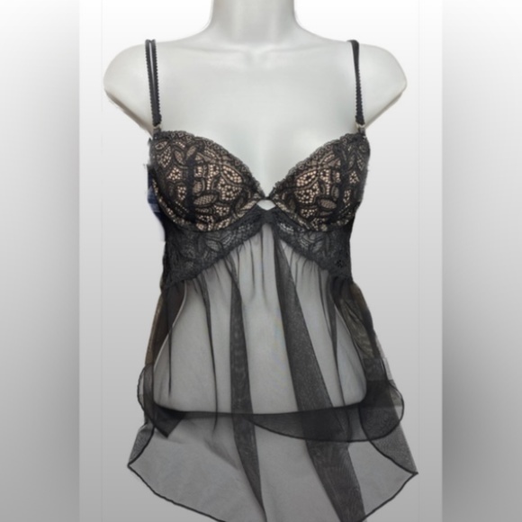 NWOT VS BLK Babydolls, 34B. *P1060 - Picture 1 of 6